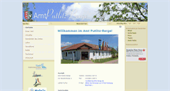 Desktop Screenshot of amtputlitz-berge.de